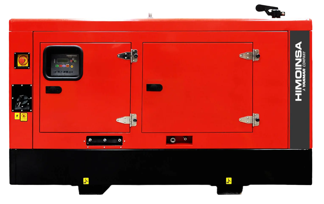 Rød Himoinsa dieselgenerator