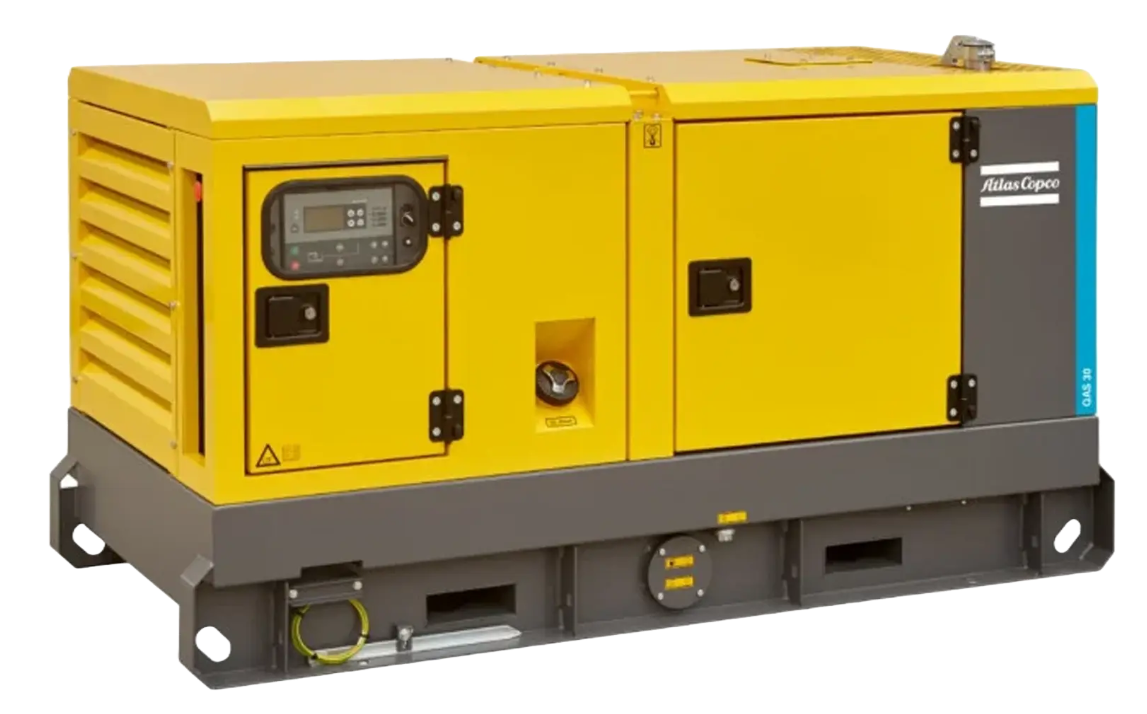 Gul Atlas Copco dieselgenerator
